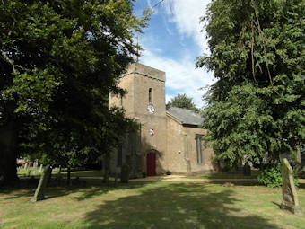 photo of St Cuthbert's Church burial ground